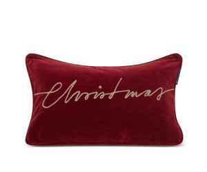 Lexington Christmas Organic Cotton Velvet 30x50 Dekokissen