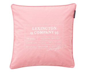 Lexington Company BIO-Baumwolle Dekokissenbezug rosa 50x50