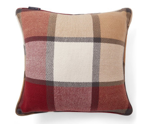 Lexington Checked Recycled Cotton Heavy Twill Dekokissenbezug Rot/Beige/Weiss, 50x50