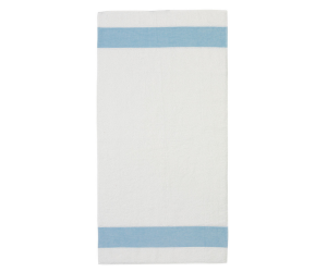 Feiler Duschtuch Exclusiv 68 x 150 cm mit Chenillebordüre Farbe- (ciel) EINZELSTÜCK