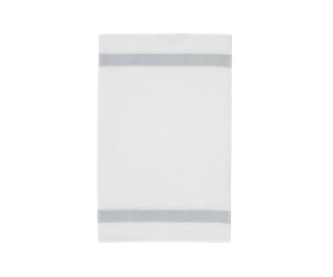 Feiler Handtuch Exclusiv 50 x 100 cm mit Chenillebordüre Farbe- (silber)