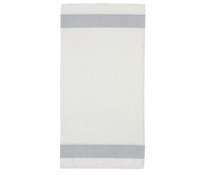 Feiler Badetuch Exclusiv 100 x 150 cm mit Chenillebordüre Farbe- (silber) EINZELSTÜCK