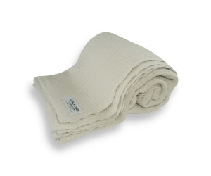 Lovely Linen Decke LOVELY COTTON BLANKET off-white