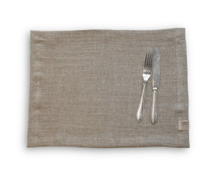 Lovely Linen Tischset RUSTIC 37x50 natural beige