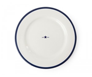 Lexington 4er Set Dessertteller Star blau