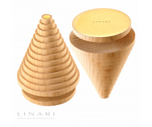 Linari Albero di Natale Zedernholz-Weihnachtsbaum 7,5 x 10 cm