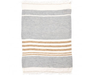 Libeco The Belgian Towel 110x180cm Ash stripe