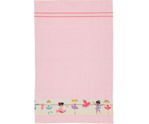 Feiler Ballerina Border Chenille Handtuch 50 x 80 cm (rosa) EINZELSTÜCK