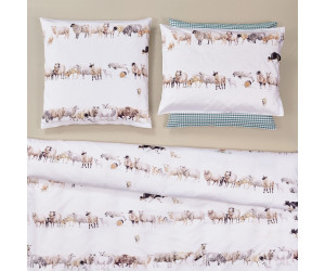 Christian Fischbacher  Kissenbezug Satin COUNTING SHEEP 40x80