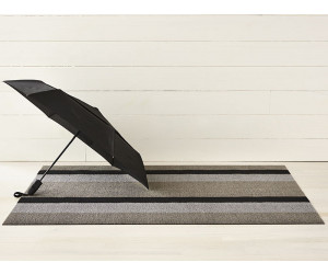 Chilewich Fußmatte Bold Stripe silber/schwarz