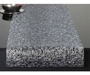 Chilewich Tischläufer Metallic Lace silber (33x178 cm)