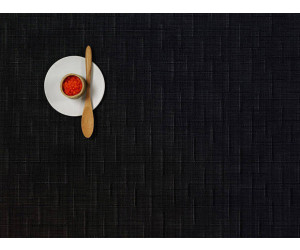 Chilewich Tischset Bamboo rechteckig jet black 3-er Set