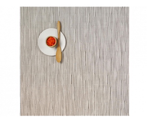 Chilewich Tischset Bamboo quadratisch chalk 