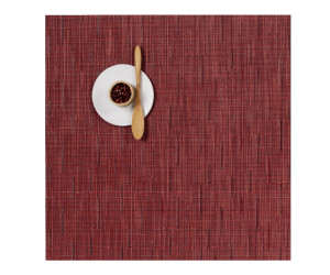 Chilewich Tischset Bamboo quadratisch cranberry 2-er Set