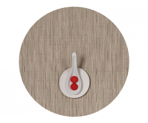 Chilewich Tischset Bamboo rund oat