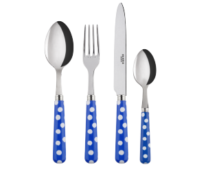 Sabre Besteckserie 'Dots' dunkelblau