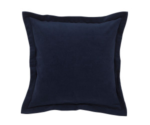 Lexington Samt - Dekokissen Hotel Velvet Sham blau (65 x 65 cm)