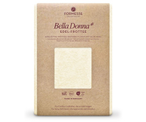 Formesse Spannbettlaken Bella Donna Edel-Frottee natur