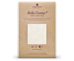 Formesse Spannbettlaken Bella Donna Edel-Frottee wollweiß 