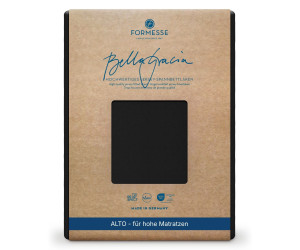 Formesse Spannbettlaken Bella Gracia Alto Schwarz (0101)
