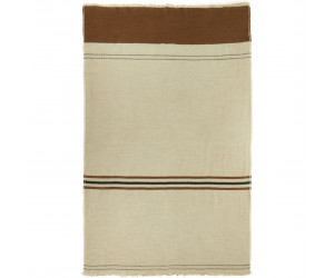 Libeco Plaid Foundry Beeswax Stripe 135 x 220 cm