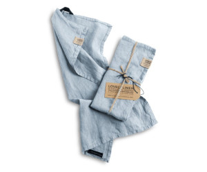 Lovely Linen Leinen Handtuchserie MISTY  sky