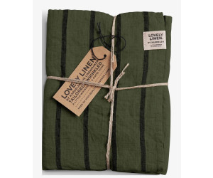 Lovely Linen Leinen Handtuchserie MISTY stripe forest