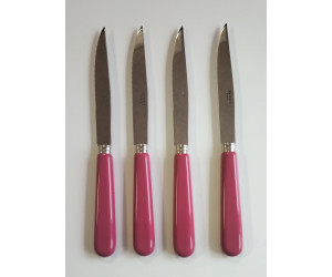 Sabre Steakmesser 4-er Set Basic dark pink (L: 23 cm)