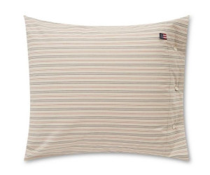 Kissenbezug Striped Cotton Beige/Multi 50 x 70 cm