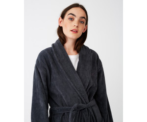 Lexington Bademantel Hotel Velour Robe grau XS 