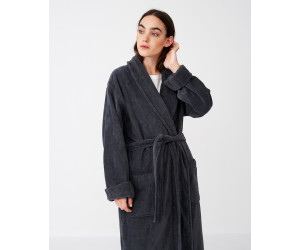 Lexington Bademantel Hotel Velour Robe grau