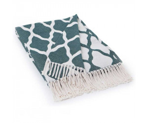 Lexington Decke Cotton Jacquard grün