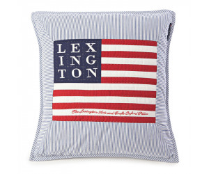 Lexington Dekokissen Arts & Crafts Logo blau