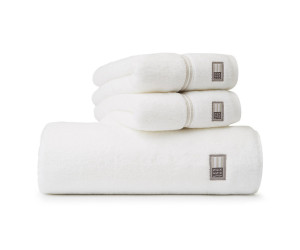 Lexington Handtuch Hotel Towel weiß/beige