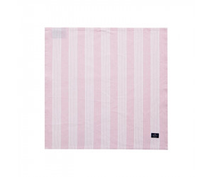 Lexington Serviette Striped in rosa/ weiß