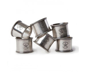 Lexington Serviettenring versilbert 6er Set