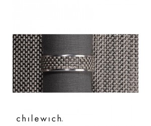 Chilewich Serviettenring Mini Basketweave Narrow light grey