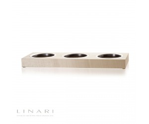 Linari dreifach Untersetzer Ahorn