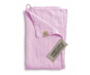 Lovely Linen Leinen Handtuch Lovely rosa