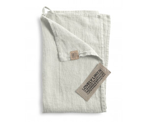 Lovely Linen Leinen Handtuch Lovely hellgrau