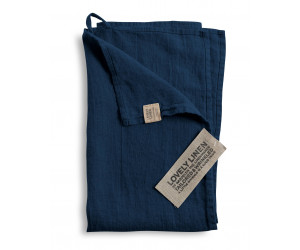 Lovely Linen Leinen Handtuch Lovely mitternachtsblau