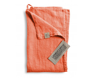 Lovely Linen Leinen Handtuch Lovely pfirsich