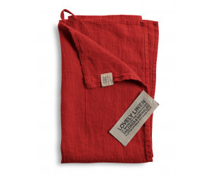 Lovely Linen Leinen Handtuch Lovely rot