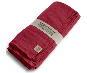 Lovely Linen Leinen Tischwäsche Lovely weinrot