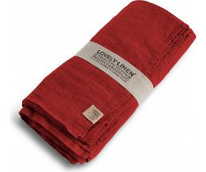 Lovely Linen Leinen Tischdecke Lovely rot