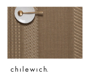 Chilewich Set Mixed Weave Luxe gold 2-er Set