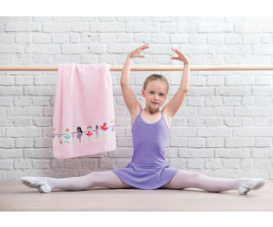Feiler Frottierserie Kids Ballerina Border Chenille in rosa -501