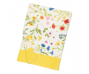 Feiler Frottierserie Flower Meadow Chenille in gelb -105
