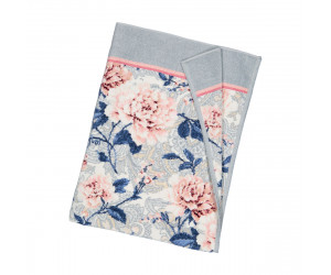 Feiler Frottierserie Scarlett Chenille in platin-puder -214-130