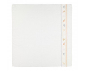 Feiler Frottierserie Baby Stars & Stripes Border Chenille in weiß -504